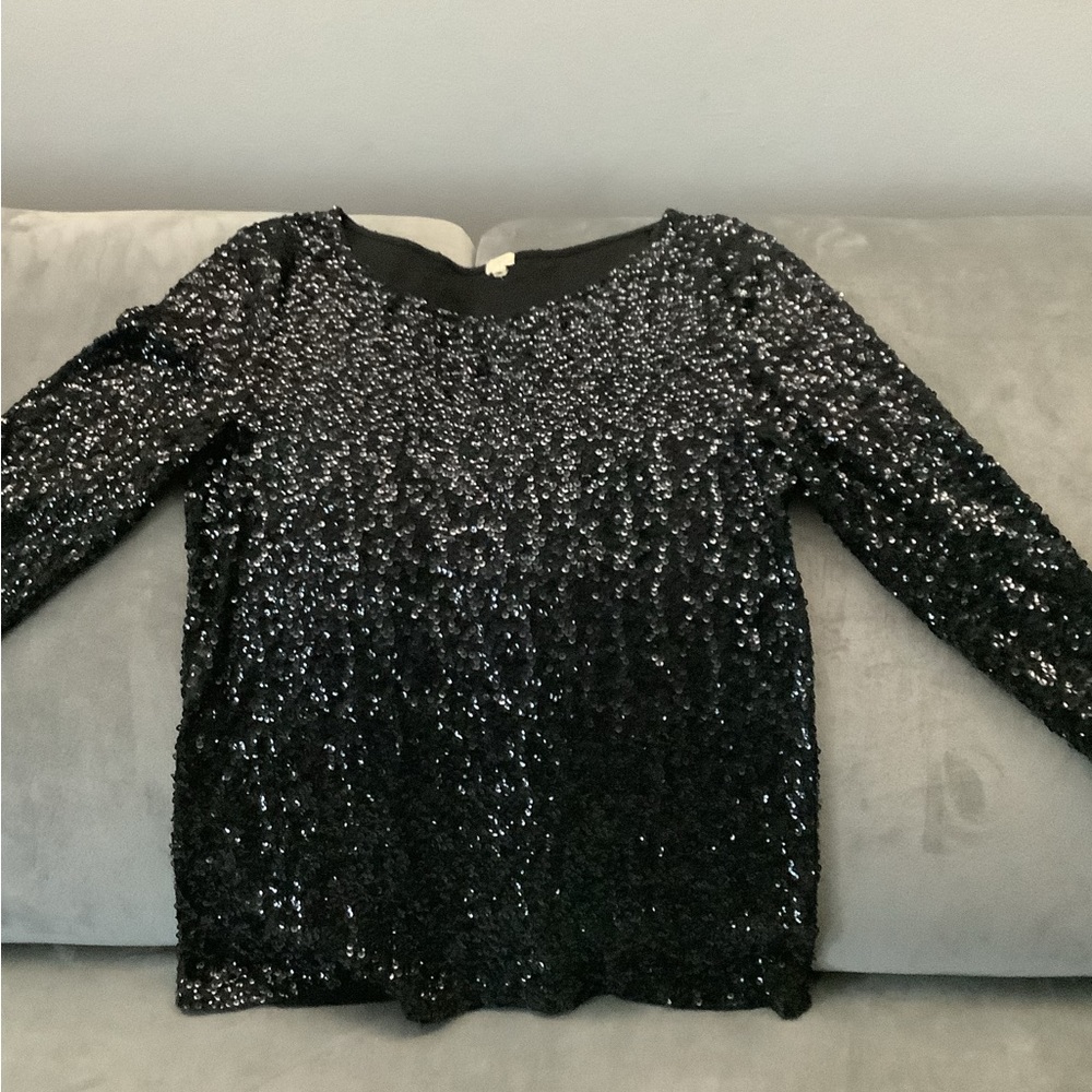 Dressy J. Crew Sequined Top - image 8